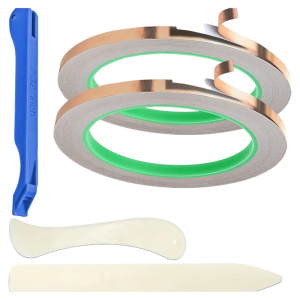 Copper Tape with Double-Sided Conductive Copper Foil Tape Adhesive Shielding Stained Glass Supplies
