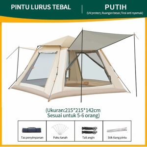 Tenda Camping Kapasitas 4-6 Orang Tenda Gunung Outdoor dan Indoor Tenda Otomatis