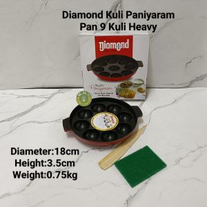 Diamond Kulipaniyaram 9 Holes
