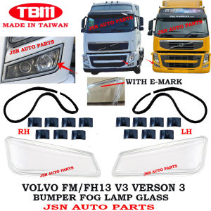 J106L14 BUMPER FOG LAMP GLASS LENS VOLVO FM/FH V3 VERSON 3 TBM MADE IN TAIWAN