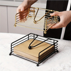 [New]Table Napkin Holder Hotel Tissue Holder Nordic Creative Napkin Holder For Hotel Farmhouse Bar