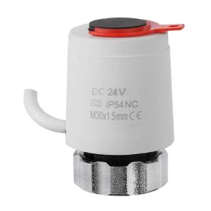 24V thường đóng/mở thiết bị truyền động nhiệt điện 30x1.5mm van bộ tản nhiệt cho hệ thống sưởi ấm dưới sàn bền bỉ