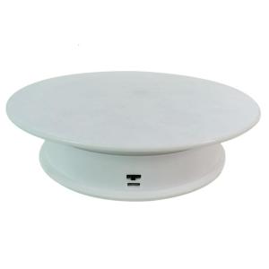 2 Speeds Electric Turntable Display Stand Noiseless Rotating Table Watch Holder for Photography Props