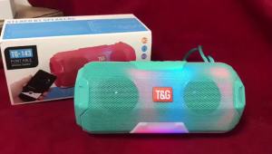 TG143 colorful RGB Wireless Speaker 10W Portable lanyard Loudspeaker Stereo Sports sound Speakers BT Dual Power mini