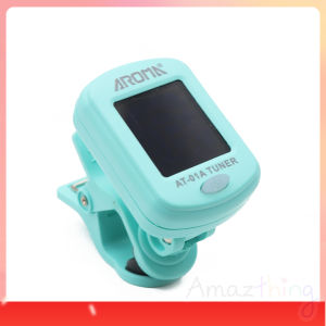 AROMA AT-01A Digital Rotatable Clip-on Tuner(Black/White) for Chromatic Guitar Bass Violin and Ukulele 调音器