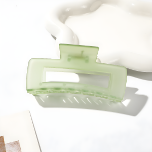 JH Jepit rambut transparant doff fashion wanita korea jedai transparant warna hijau bahan tebal