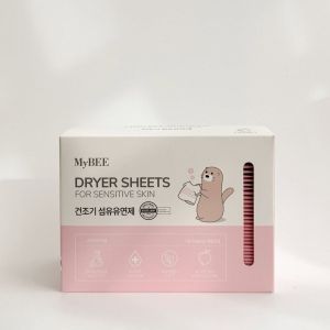 HỘP 40 TỜ GIẤY THƠM VẢI MYBEE DRYER SHEETS CHO BÉ HÀN QUỐC