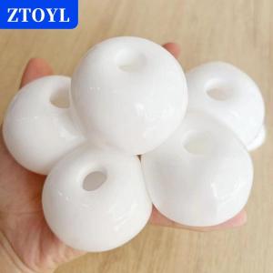 [COD]🔥🔥🔥ZTOYL 1PC Sphere Jewelry TPR Casting Molds Ultra Thin Milk Fragrance Fluid Milk White Color Ball Leather DIY Filling Slow Rebound Toys