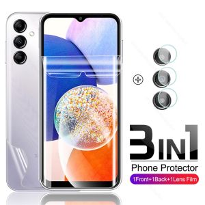 Pelindung Layar Samsung Galaxy A14 4G Samsung A14 5G Samsung A24 4G Samsung A34 5G Samsung A54 5G Samsung A74 5G paket 3 in 1 Berbahan Hydrogel