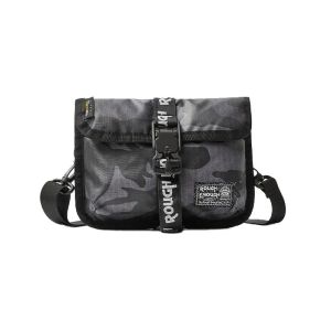 RGH Camo Waterproof Crossbody Bag for Men Multi-functional Messenger Chest Bag Outdoor Travel SportsShoulder Pack Mens Chest Bag