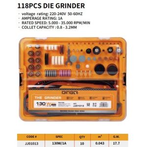 DINGQI Die Grinder Set Mini Die Grinder Set JJ01013 JJ01018