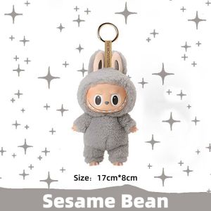 Labubu Keychain Labubu Plushie Stuffed Toy Bag Doll Keychain Accessories Blind Box Vinyl Face Series