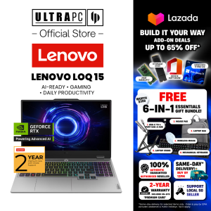 SAME-DAY DELIVERY | Lenovo LOQ 15 – 15.6″ FHD 144Hz – Intel Core i7 – RTX 5050 – 16GB RAM – 512GB SSD – Gaming & Study Laptop
