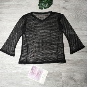 Áo nữ Áo Lưới Đi Biển mặc ngoài bikini đồ bơi kèm mút chất liệu thun lưới BINSPORTS ALU006