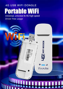 TIANJIE 4G 3G USB Wifi Router Network Adapter Dongle Pocket Hotspot WiFi Wireless USB Modem