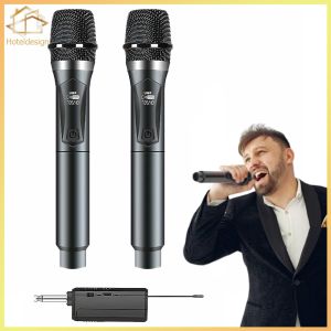 Cordless Wireless Microphones for Live Singing Karaoke Church Events Dynamic Microphones with Long Battery Life