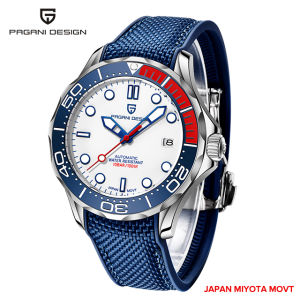 PAGANI DESIGN new JAPAN MIYOTA 8215/YN55 movement 100M waterproof automatic mechanical men watch fashion luxury stainless steel/Silica gel/Mesh belt watch for men
