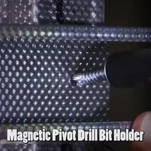 1/4" Magnetic Screw Drill Tip Screw Tool Quick Change Locking Bit Holder Drive Guide Drill Bit Extensions Pivot Drill Hardware