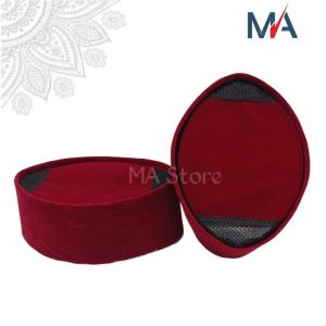 Peci Songkok Kopiah MERAH Maroon Betawi Si Pitung Ac Tinggi 9 & 10 berkualitas premium Berkualitas