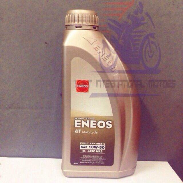 ENEOS 4T Motorcycle Engine Oil FULLY SYNTHETIC SAE 10W50 Lazada