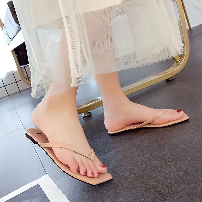 Branded Sandals Summer Flat Sandals 2020 Strappy Sandals Thong