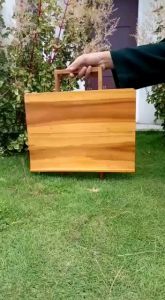 Meja Baca Al Quran/ Meja Tahfidz/ Meja Laptop/ Meja Potable/ Meja Ngaji/ Meja Lipat Miring Kayu Jati dan Pinus