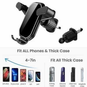 JE.ID Holder HP Buat Di Mobil Holde HP dimobil Holder hp ac Di mobil Car Phone Holder Mobil Jepit Holder Mobil Jepit Dashboard Holder hp Jepit AC Mobil Holder AC Mobil Jepit Holder Ventilasi AC Dudukan