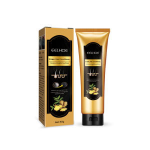 Eelhoe Ginger White To Black Nourishing Conditioner Soften Cleansing Scalp Repair Damaged Hair Conditioner Regrowth Hair Cream Nature Repair Frizzy Damage Hair Grey Hair Treatment Products