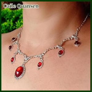 Caile Vampire Cameo Choker เครื่องประดับโกธิค วิคตอเรีย ย้อนยุค ผีเสื้อ หยดเลือด คนป่าเถื่อน คาถา ทางเลือก สร้อยคอสำหรับผู้หญิง