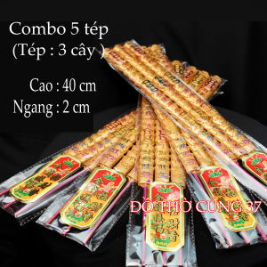 [ Cao 4 tấc ] Combo 5 tép nhang 3 cây