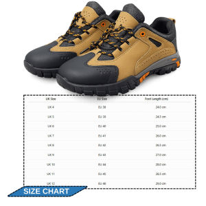 AWE ASS966 Titan Low Cut Safety Shoes Steel Toe Anti Slip Lightweight Work Shoes UK4-UK12