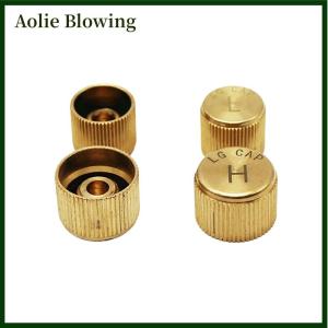 Aolie Car Air Conditioner Refrigerant Dust Cover Valve Core Caps High Low Side Port Cap Auto High Low Pressure Caps Accessories