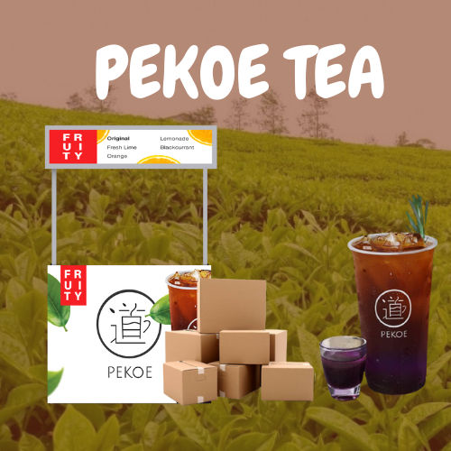 Paket Sampel Bisnis Franchise ES TEH by PEKOE TEA Viral Lazada Indonesia