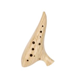 XYAX Giọng Alto C Ocarina 12 lỗ Chất lượng chuyên nghiệp Kích thước nhỏ Nhạc cụ Ocarina Thanh lịch Sóng gợn cong Ocarina bằng nhựa ABS Người yêu âm nhạc