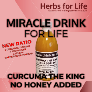 Curcuma The King Lemon Apple Cider Vinegar  No Honey Added