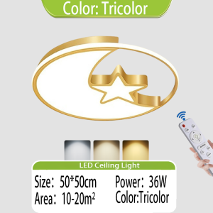 Modern design LED Ceiling Light 3-Color/Remote Control Bedroom Light Living Room Indoor Center light Ceiling Lamp