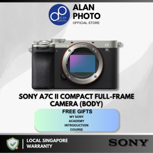 [Free SONY FZ100 Battery] Sony a7C II a7CM2 ILCE-7CM2 Mirrorless Camera Body & FE 28-60mm Lens | Sony Singapore Warranty