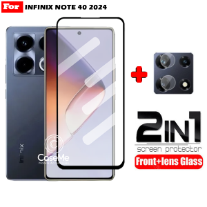 Paket 2in1 Tempered Glass Anti Static Infinix Note 40 2024 Free Anti Gores Kamera