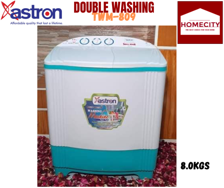 Astron twin tub washing shop machine