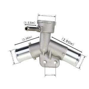 Aluminum Radiator Water T-JOINT Filler Inlet Thermostat Housing T-Joint for TOYOTA Yaris Vios