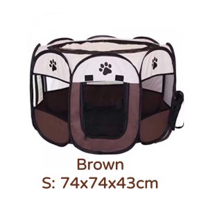 Pet Wonderland Waterproof Folding Tent Dog Cat Delivery Room Fence Puppy Play Kennel Pet House Kitten Cage