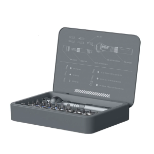 40 in 1 Ratcheting Screwdriver Set with 180 Degree Rotating Head & Magnetic Bit Suitable for Tight Space Vehicle Repair