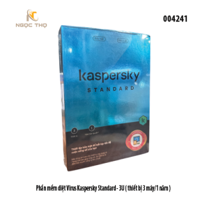 Phần mềm diệt Virus Kaspersky Standard - 3U ( thiết bị 3 máy/1 năm ) - hàng chính hãng - Hỗ trợ cài đặt qua untraview