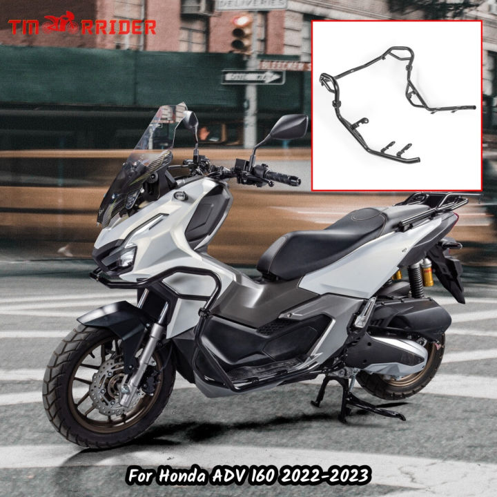 Lorababer Motorcycle Upper Lower Engine Guard Crash Bar Falling Bumper