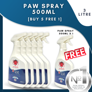 [BUNDLE] PetMedic Paw Spray Pet Antiseptic Sanitizer Cat & Dog 500ml - Value Bundle
