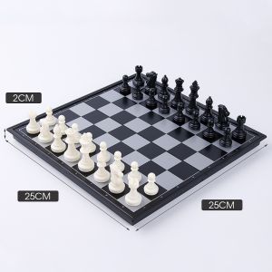 SG(Ready Stock)Magnetic Chess Set Foldable Chessboard Travel Magnetic Chess Game Board Game