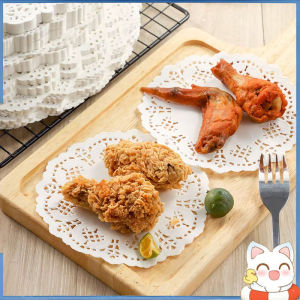 Bakeware for Plates Paper Doilies Round Shape Lace Cake Mat Coaster Placemat Design Birthday Wedding Gift Table Oilpaper