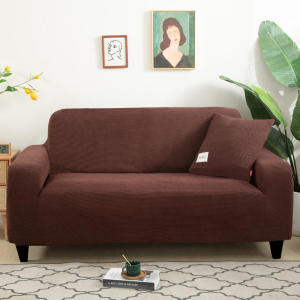 (L Shape sofa buy 2PCS)Sofa Cover Sofa Stretchable1/2/3/4 Seater L Shape Sofa Seat Cover Armrest/L Shape Sofa Cover Stretchable Waterproof Universal Elastic Sofa Cover Set