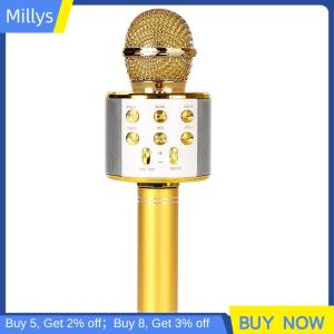 Millys Karaoke không dây Microphone mic cho di động điện thoại di động làm ca hát bluetooth condenser mikrofon Blutooth điện thoại thông minh Micro DJ âm thanh