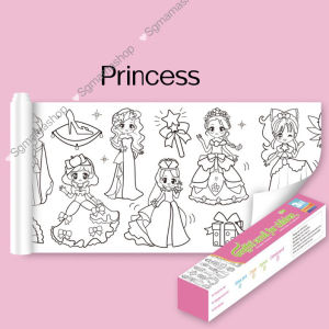 SG Stock 300CM Re-Stickable Graffiti Drawing Paper Roll for Kids Coloring Paper Drawing Art Paper Goodie Bag Gift